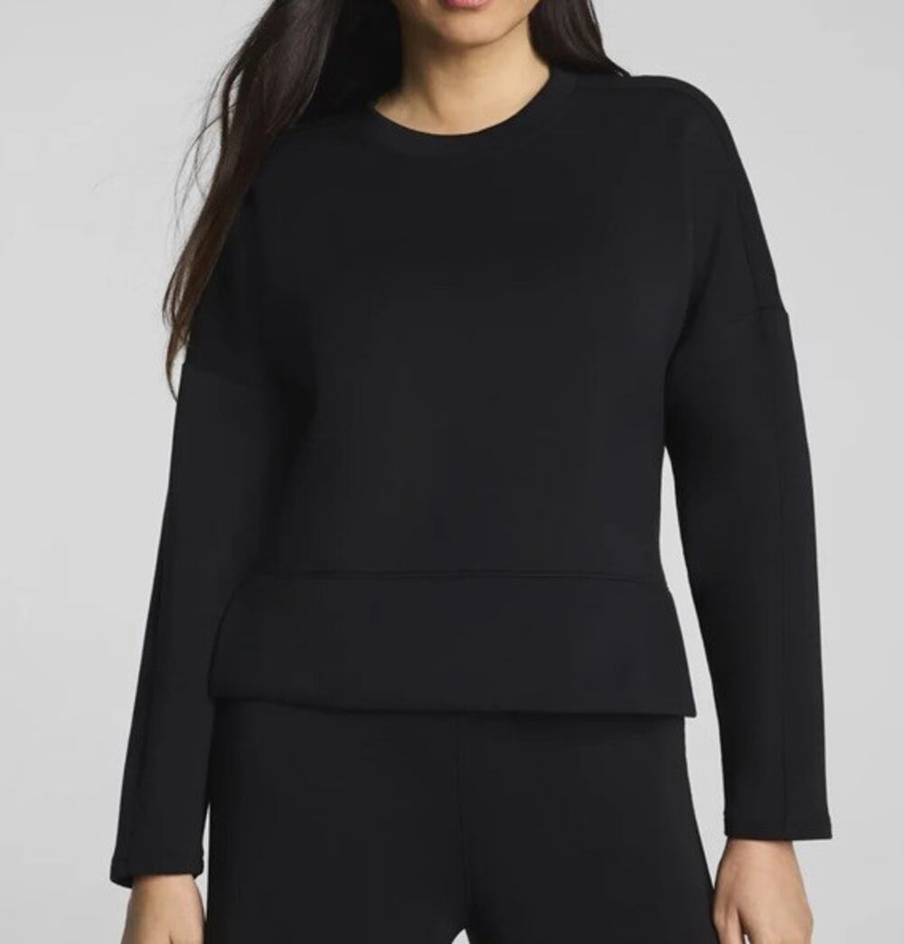 SPANX Black Crew Neck Air Essentials M